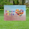 thumbnail image 2 of Peace Love Pride Cocker Spaniel with Rainbow Sunglasses LGBT LGBTQ+ Yard Sign Cockers Dog Lover Gifts Outdoor Home Lawn Garden Porch Decor - 01004, 2 of 5
