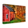 thumbnail image 2 of Stephen Goodhue 'Autumn Barn' Canvas Art, 2 of 4