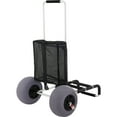 BENTISM Beach Carts for The Sand 165LBS Capacity Adjustable Handle