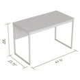 thumbnail image 2 of Safdie & Co. Computer Desk 47.25L Brown Reclaimed Wood Black Metal, 2 of 4