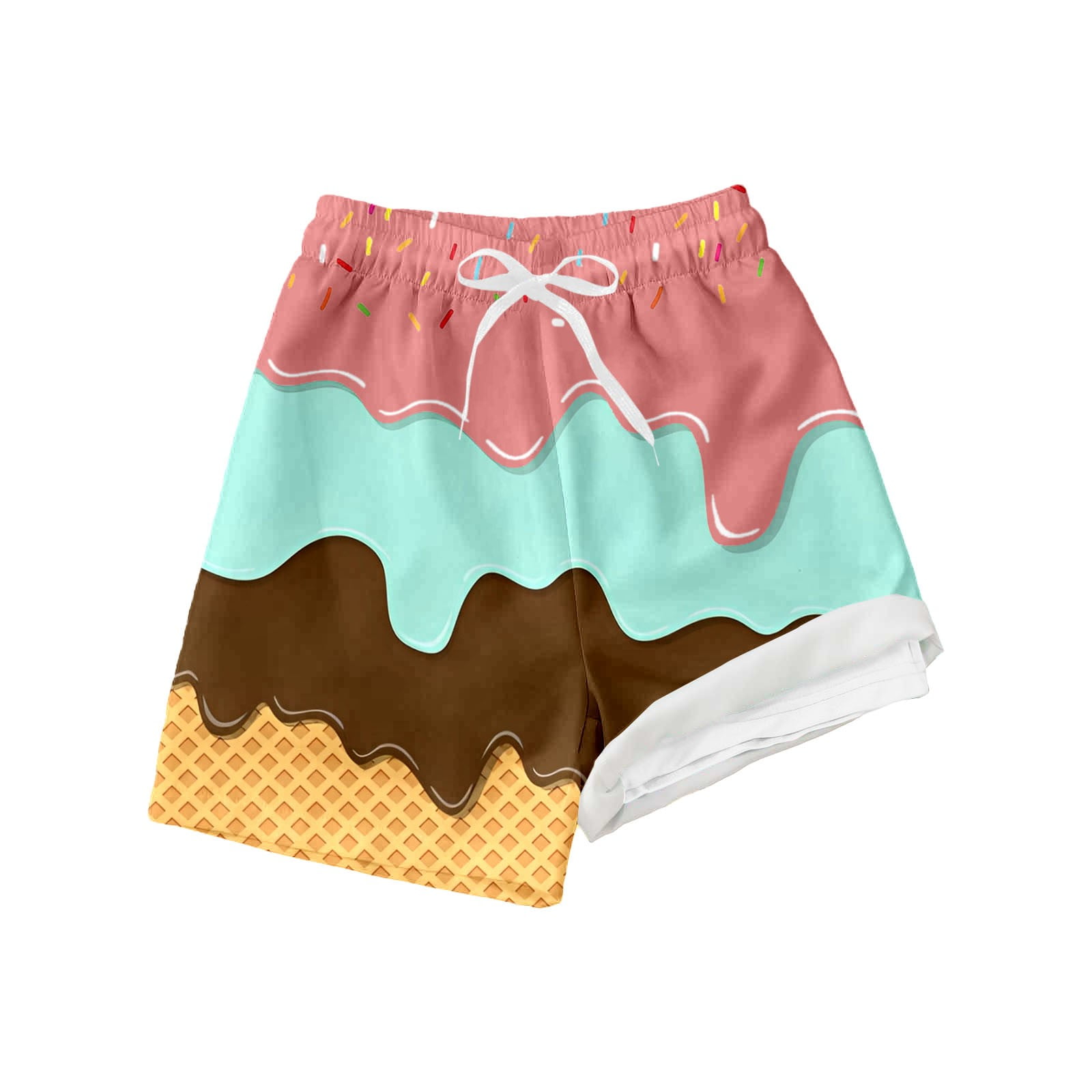 Shadoumai Swimming Trunks for Boys 8-10 3d Funny Print Comfortable Swimming Short Stretch Beach Shorts Swim Trunk for Boys Swimsuit Boys Swimwear