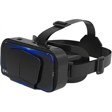 VR Headset 3D VR Glasses Universal Virtual Reality Goggles Support 360°Panorama Large Screen An-ti Bluelight Adjustable Pupil Distance Eye Protection VR Goggles for Movies Games Gift for Kids Adults