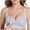 Gray, variant on Taqqpue Pregnant Women's Breastfeeding Bra Solid Color Cotton Pre Opening Button Breast Feeding Bra Adjustable Strap Maternity Sleep Bras
