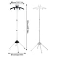 thumbnail image 2 of Soporte para vaporizador de ropa Toystoory ABS Negro 57*160cm, 2 of 6