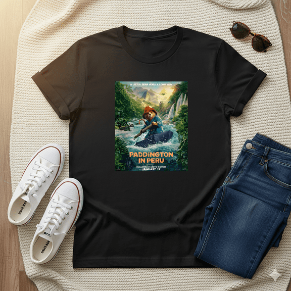 Little Bear Paddington Peru Movie Exclusive 2025 Release Unisex T-Shirt V50051, up to size 5XL