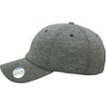 thumbnail image 3 of MELANGE CLASSIC BASEBALL DAD HAT CAP, 3 of 5