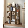 thumbnail image 1 of VASAGLE Bibliothèque, Étagère en Forme d'Arbre avec 13 Tablettes de Rangement, 33,9 Po L x 9,8 Po L x 55,1 Po H, Brun Rustique, 1 of 7