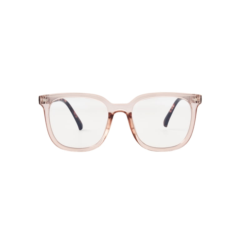 Foster Grant Square Blue Light Glasses, Rose Gold photo 2