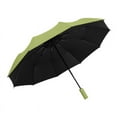 thumbnail image 5 of Paraguas plegable automático de 12 huesos con pegamento negro, sombrilla de doble propósito con protección UV, 5 of 5