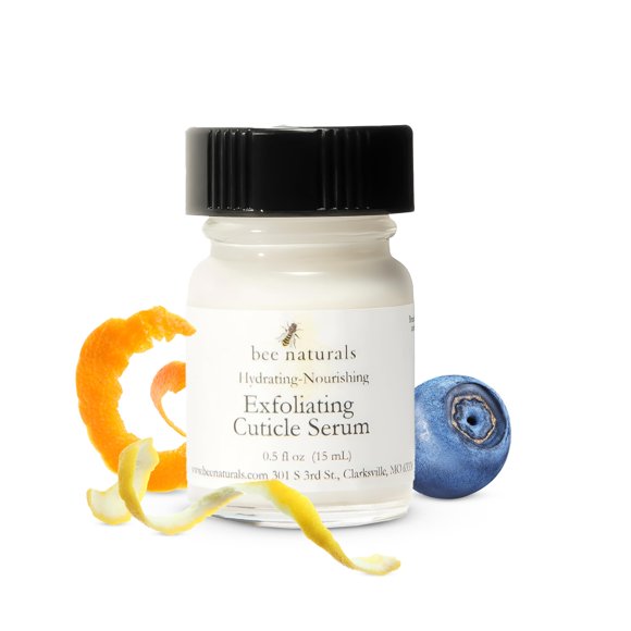 Radiant Renewal - Suero exfoliante para cutículas Bee Naturals - Hidrocomplejo avanzado y extractos de frutas para una hidratación profunda y una exfoliación suave - Cuidado de uñas de grado profesion