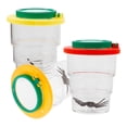 thumbnail image 2 of KAKOWELY magnifying box 3Pcs Insect Magnifier Box Magnifying Insect Box Magnifier Container Catcher Insect Observing Jar2.87"X2.87"X1.57", 2 of 5