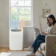 thumbnail image 5 of LG New 10,200 BTU 450 Sq Ft Smart Wi-Fi Enabled Portable Air Conditioner with Dehumidifier Function and 12,000 BTU Supplemental Heat, White, 5 of 20