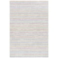 thumbnail image 3 of Safavieh Summer Tracy Outdoor Striped Distressed Area Rug, Ivory/Blue, 5'3" x 7'6", 3 of 7