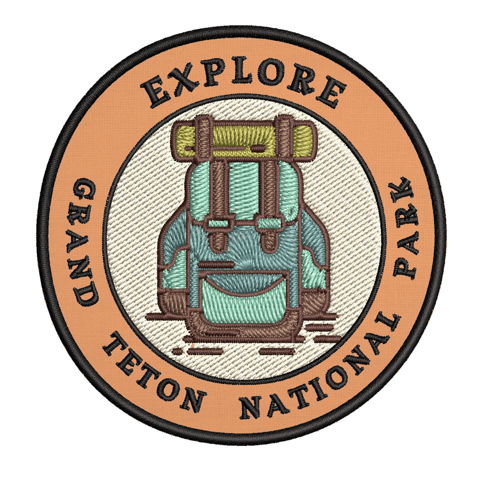Explore! Grand Teton National Park 3.5 Inch Iron Or Sew On ...