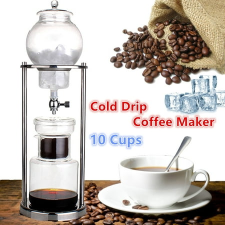 Dutch Coffee Cold Drip Water Drip Brew Coffee Maker Serve For 10cups 1000ml