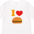 thumbnail image 4 of Inktastic I Love Cheeseburgers Boys or Girls Long Sleeve Toddler T-Shirt, 4 of 5