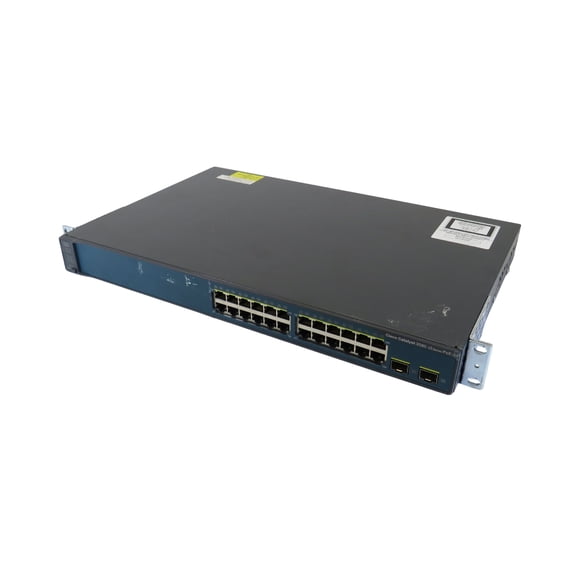 Pre-Owned Cisco WS-C3560V2-24PS-S Catalyst 3560V2 24 Port 10/100 PoE Ethernet Switch (Good)