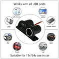 thumbnail image 4 of GUANGHUI 12V USB Cigarette Lighter Socket, Dual USB Outlet with Lighter Cover and Cable, for Car, Truck, RV, Phone, etc, 4 of 6