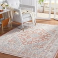 thumbnail image 2 of SAFAVIEH Blair Gerald Traditional Machine Washable Area Rug, 6'7" x 6'7" Round, Rose/Grey, 2 of 8