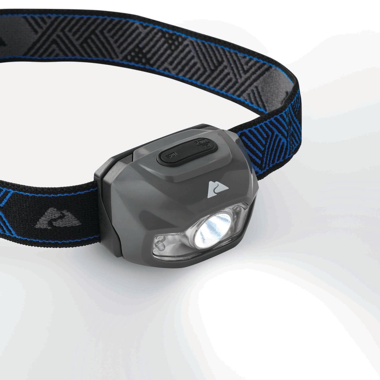 Ozark Trail AAA Batteries LED Headlamp, IPX4 Weather and Drop Resistant, 300  Lumen, Multi-Color