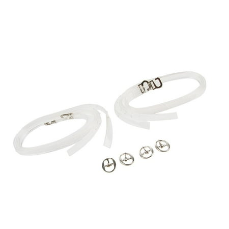 

Transparent Shoe Straps High Heels with Buckles