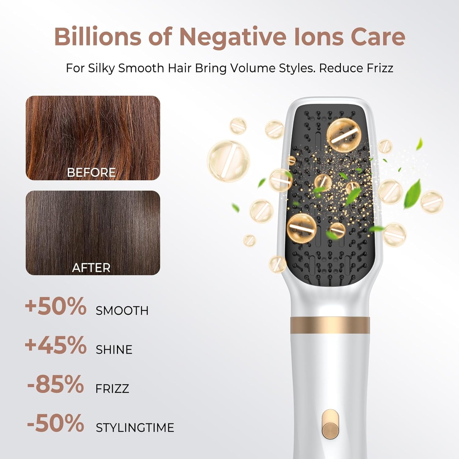 5-in-1 Hair Dryer Brush Set, Blow Dryer Brush with Air Style Wrap, Negative Ionic Magic Style