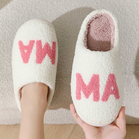 Corgi Slippers Women's Comfort Memory Foam House Slippers Plush Lining Bedroom Shoes For Indoor Outdoor White 39