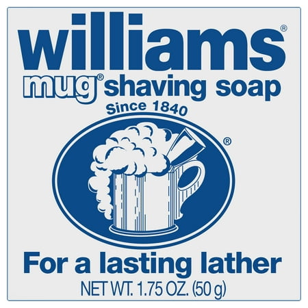 (3 pack) Williams Mug Shaving Soap, For a Lasting Lather that Leaves Skin Soft and Smooth, 1.75 Ounce