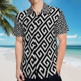 thumbnail image 5 of High Quality Hawaiian Shirts for Men Short Sleeve Aloha Beach Shirt Floral Summer Casual Button Down Shirts Blouses JHECVI, 5 of 7