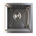 thumbnail image 2 of Transolid PUSB15159 Studio Stainless Steel 15-in Undermount Kitchen Sink Kitchen Sink in Stainless Steel, 2 of 15