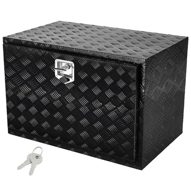 Cofre de camión Underbody VEVOR, 36 x 24 x 24 cm, placa de aluminio con forma de diamante