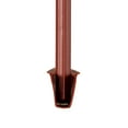 thumbnail image 6 of Maximum Privacy Redwood SoliTube Slats™ for 4ft Chain Link Fence, 6 of 9