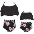 thumbnail image 1 of Girls Swimsuit High Waisted Two Pieces Bikini Set Swimwear Bathing Suits, 1 of 7