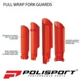 thumbnail image 6 of Polisport 8399300001 Full Wrap Lower Fork Guard - Orange, 6 of 9