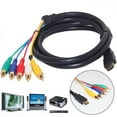 Clearance! HDMI Male to 5 RCA RGB YPbPr Audio AV Component Convertor