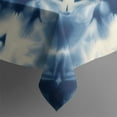 thumbnail image 5 of Indigo Tie Dye Star Square Tablecloth,Waterproof Square Table Cover,Wipeable Spillproof Washable Table Cover for Home Kitchen Party Decor 42"X42"(107x107cm), 5 of 6