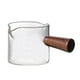 thumbnail image 1 of Taza medidora de vidrio de doble boca, taza de onzas con escala, taza de espresso, temperatura 150ml, 1 of 4