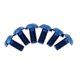 thumbnail image 2 of Tornillo de cabeza de bicicleta Baoblaze 6 Piezas M5 x 10 mm Azul, 2 of 8