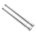 thumbnail image 1 of COMPUKAS 2 Rods Tension Shower Rod Stainless Steel Adjustable for Renters Changing Area, 1 of 8
