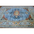thumbnail image 7 of Traditional hand-knotted Oushak Area Rug 8X10 M Blue, Ivory, Lt Grey, Red, Gold, Dk Grey, Handmade Wool Area Rug, 7 of 7