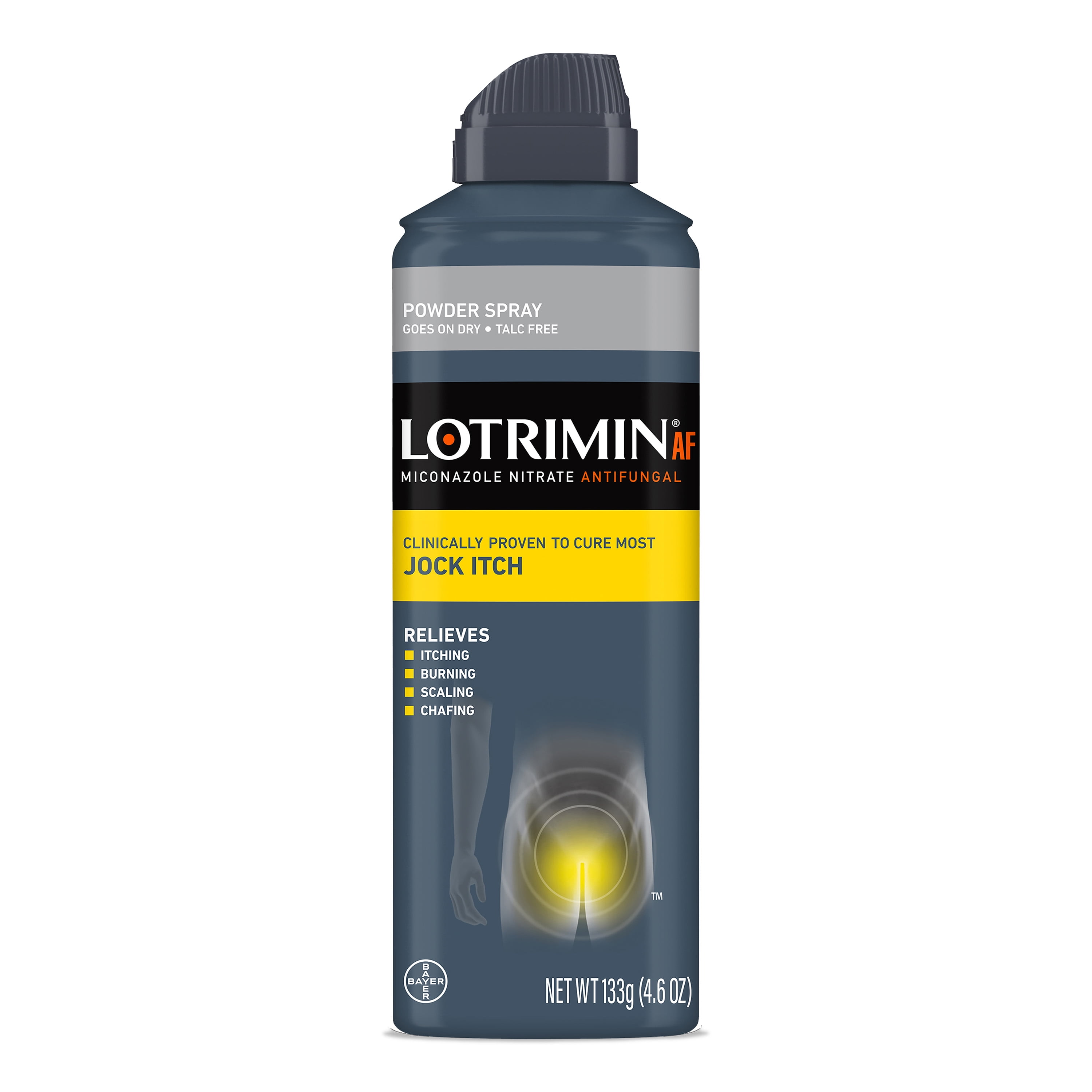 Lotrimin AF Jock Itch Antifungal Powder Spray, 4.6 oz