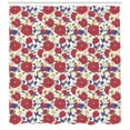 thumbnail image 3 of Ambesonne Floral Shower Curtain, Blooming Red Poppies, 69"Wx84"L, Multicolor, 3 of 3