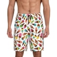 thumbnail image 1 of Fotbe Ice Cream Popsicles Pantalones Cortos de Pijama para Hombre, Ropa de Dormir, Pantalones de Pijama Cortos para Hombre-X-Large, 1 of 6
