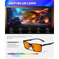 thumbnail image 5 of ANYLUV Blue Light Glasses Men/Women, Al-Mg Metal Computer Blue Light Blocking Glasses, Relieve Eyestrain and Eye Protection, 5 of 7