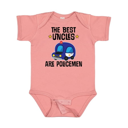 

Inktastic Best Uncles Are Police Officers Gift Baby Boy or Baby Girl Bodysuit
