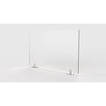 thumbnail image 1 of Ghent's Plastic 24" x 29" Partition Extender with Tape in Frosted White, 1 of 3