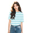 thumbnail image 6 of Weikingp Women Blouses Womens Tops Blouses For Women Dressy Casual Womens Blouses Dressy Casual Women Tops Blue XL, 6 of 7