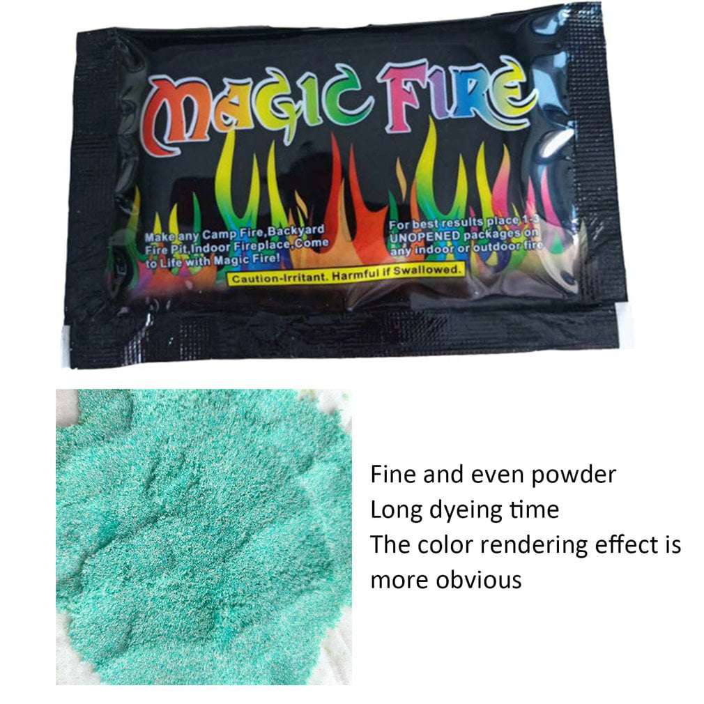 Bonfire Fire Colorful Flame additive Powder Games Toy Mystical Fire Magic Tricks 