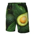 thumbnail image 5 of Kdxio Fresh Avocados Pattern Mens Casual Shorts - Drawstring Summer Beach Sports Shorts for Men, 5 of 9