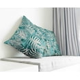 thumbnail image 4 of VargottamSquare Pillow Cover - Decorative Pillow Covers18x18 Inches,PrintedTeal BlueThemePillowcase, DecorativeSquareCushionCovers, 4 of 4